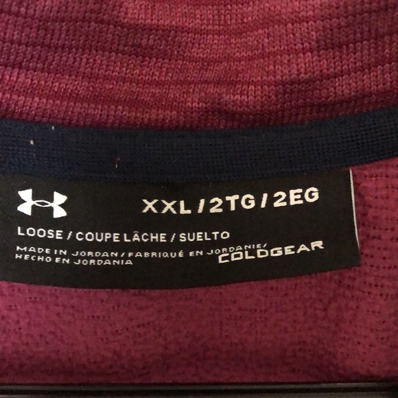 Under armour maroon quarter zip - Picture 3 of 4